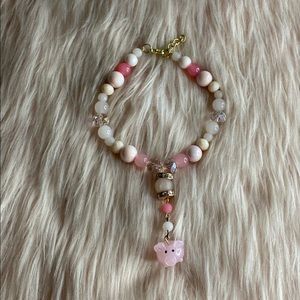Pink oink bracelet
